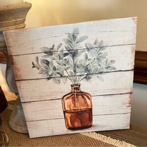 Rustic Brown Vase Canvas Art~ hobby lobby~ Cottage core~farmhouse~